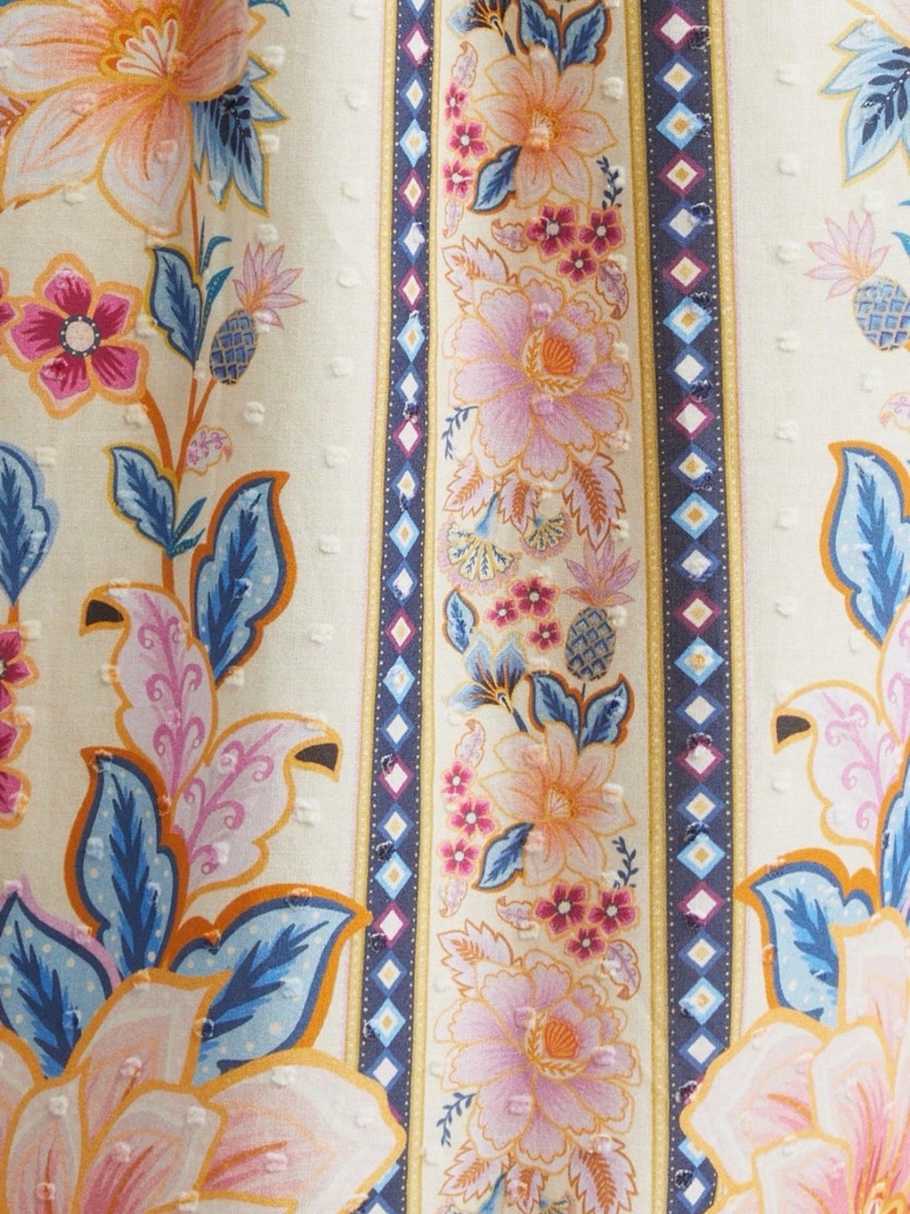 FARM RIO Superbloom Tapestry Cream Maxi Dress - Picture 5 of 7